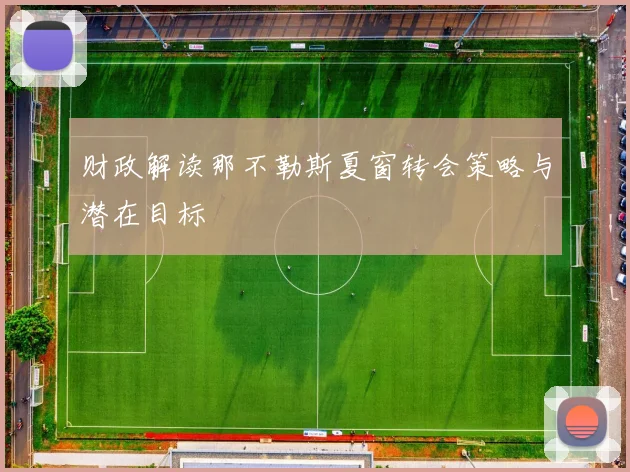 财政解读那不勒斯夏窗转会策略与潜在目标